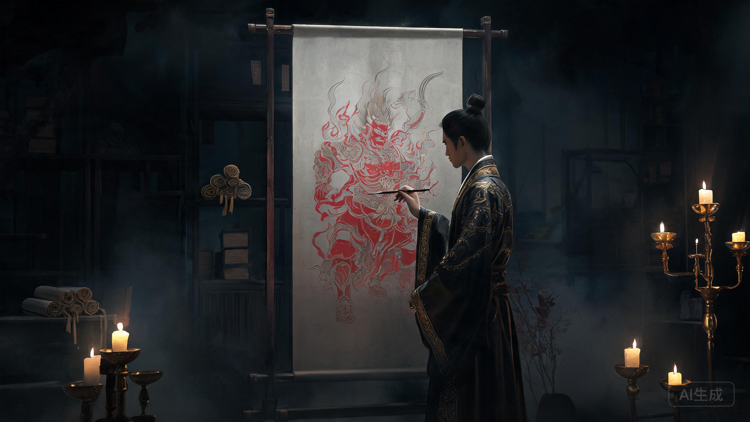 吴道子画钟馗